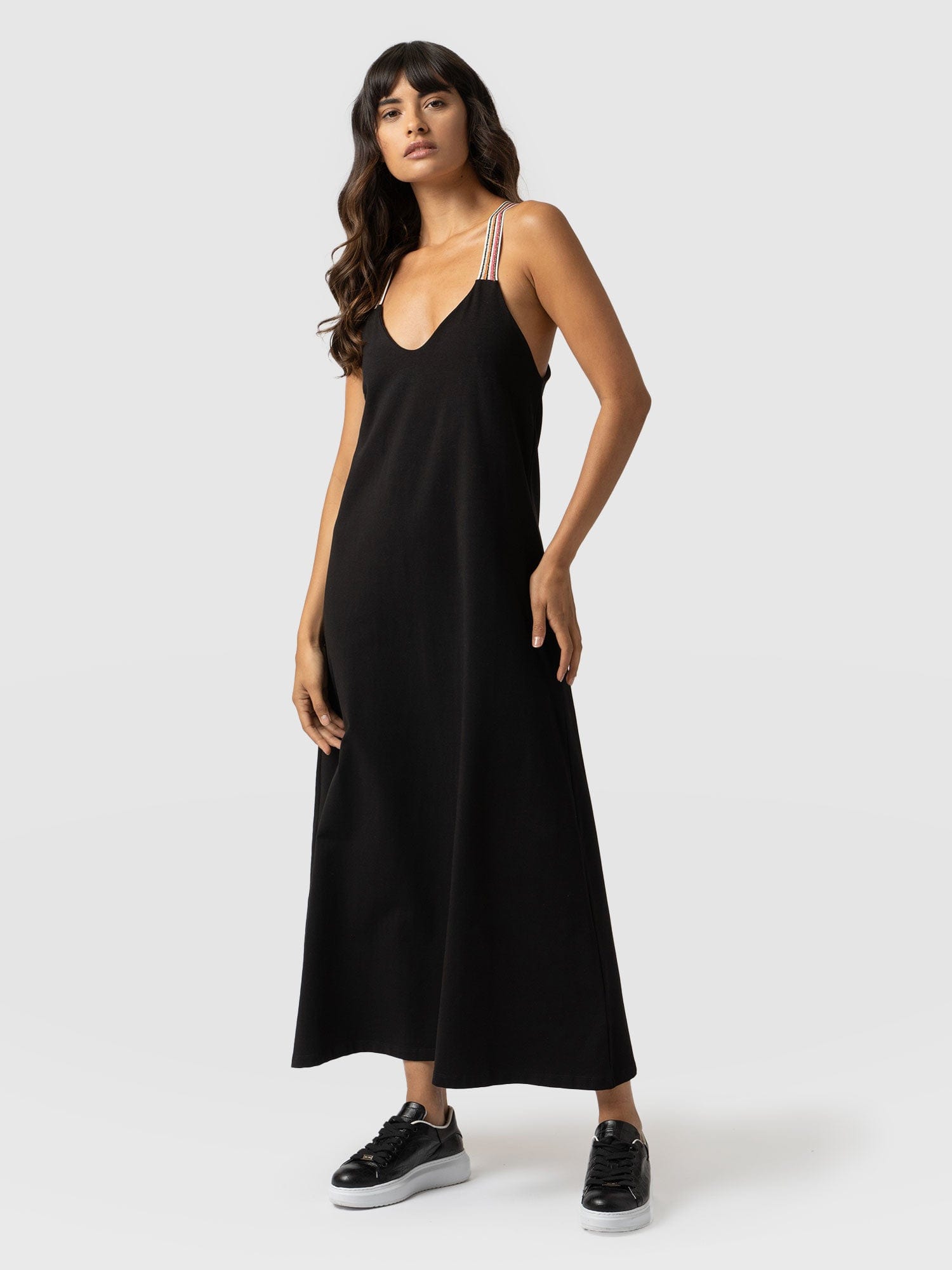 Sunset Dress Black Rainbow - Women's Dresses | Saint + Sofia® EU